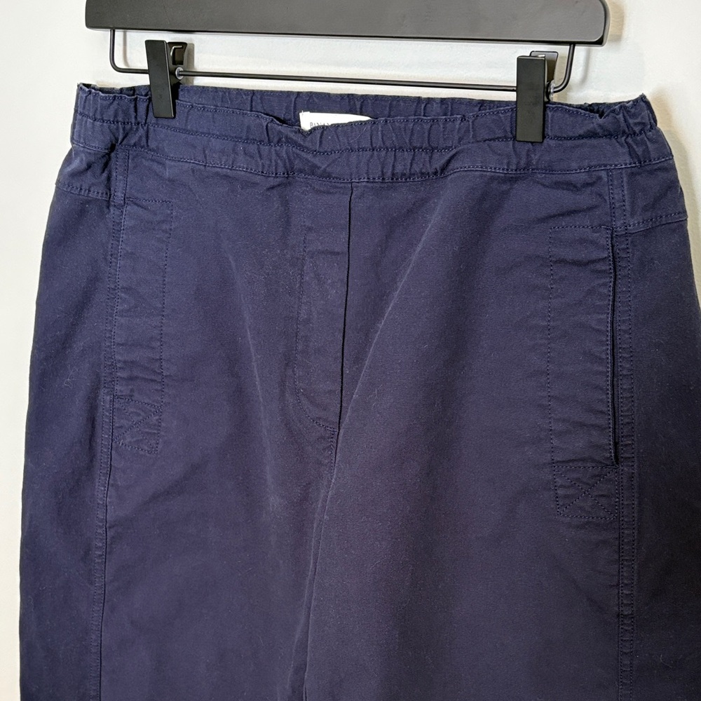 Banana Republic Navy Barrel leg Women's Pants - PM